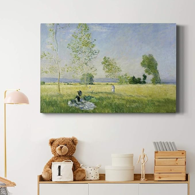 Wexford Home Home Decor Landscape Canvas Wall Art Abstract Floral Painting Modern Pictures Artwork Decoration for Living Room Kitchen Bathroom Office, Ready to Hang