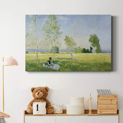 Wexford Home Home Decor Landscape Canvas Wall Art Abstract Floral Painting Modern Pictures Artwork Decoration for Living Room Kitchen Bathroom Office, Ready to Hang