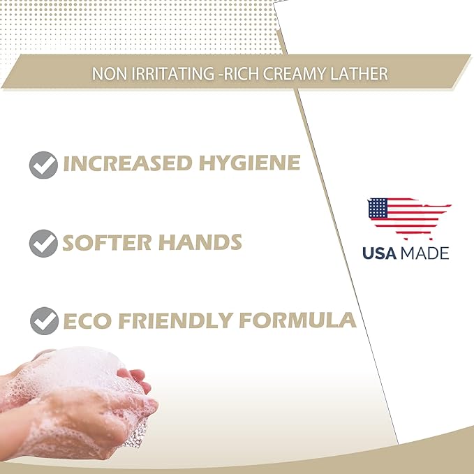 GreenFist Foaming Hand Soap Refills White Tea Scent Jug Foam Refill Made in USA, 128 ounce (1 Gallon)