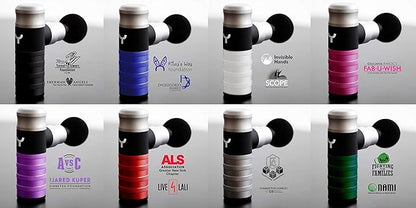 The Therapeutic Mini Massage Pistol with Portable Carrying Case, 4 Massage Speeds, 6 Colors | Fast USB Type C Charging | Massage Tool for Pain Relief | Stylish and Powerful Massage Gun