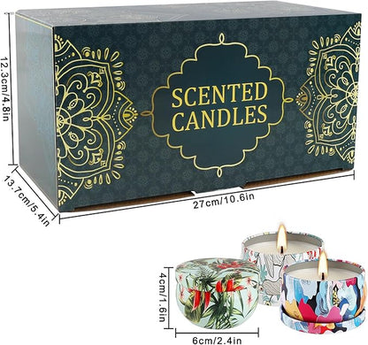 24Pack Scented Candles,Soy Wax Travel Tin Jar Candles,Aromatherapy Candles for Home 2.5 OZ Scented Candles for Mom for Christmas Candles, Birthday, Thanksgiving, Mother's Day,Valentine'sDay