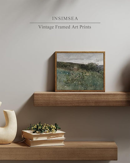InSimSea Framed Canvas Wall Art, Vintage Decor, Rustic & Classical Paintings for Home & Kitchen Wall Decor, 8x10