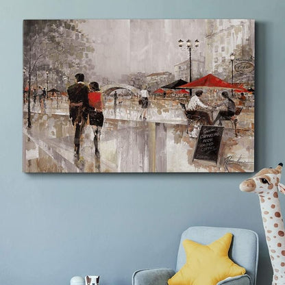 Wexford Home Home Decor Landscape Canvas Wall Art Abstract Floral Painting Modern Pictures Artwork Decoration for Living Room Kitchen Bathroom Office, Ready to Hang