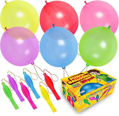 Giraffe 18 Inch Large Thick Latex Neon Rubber Balloons for Kids 150 Pack Bulk - Boys & Girls Birthday Decorations Balloons Party Favors 8-12 Outdoor Strong Party Baloons - Bright Colored Ballon Bag