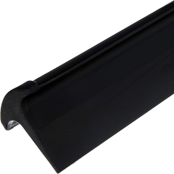 SPARTA 3656803 Plastic Floor Squeegee, Shower Squeegee, Heavy Duty Squeegee With Rubber Blade For Windows, Glass, Shower Doors, Floors, Windshields, 24 Inches, Black