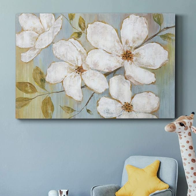 Home Decor Landscape Canvas Wall Art Abstract Floral Painting Modern Pictures Artwork Decoration for Living Room Kitchen Bathroom Office, Ready to Hang