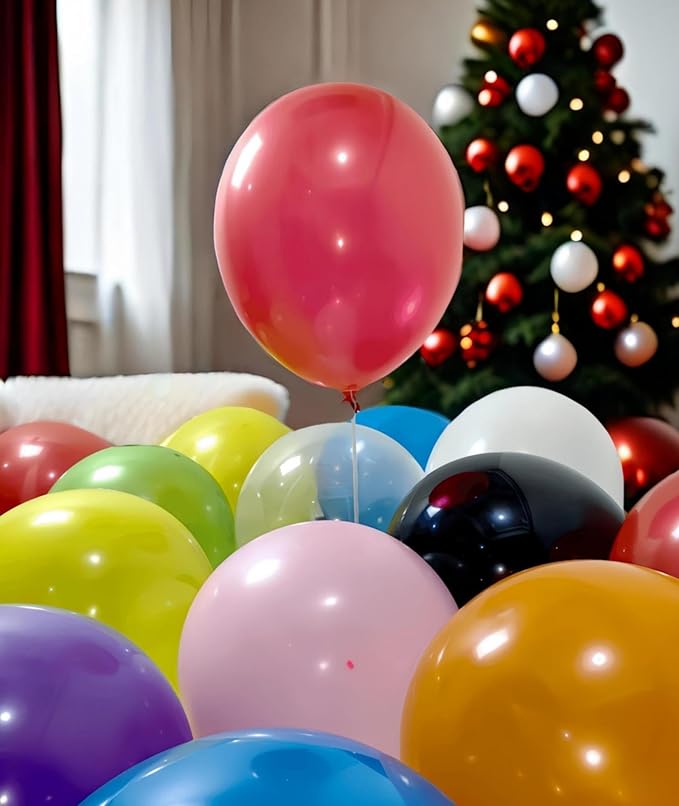 50 Pack 24 inch Balloons 10 Assorted Colors Latex Rainbow Party Big Balloon Bulk for Various Party Events Decorations