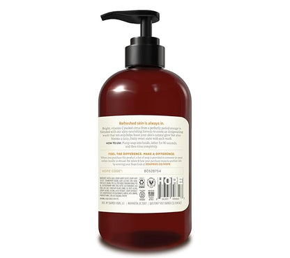 Soapbox Liquid Hand Soap, Sweet Orange Citrus - Gentle, Moisturizing Hand Cleanser, Aromatic & Soothing, Vegan & Cruelty Free Hand Wash for Kitchen and Bathroom, 12oz Pump Bottles (Pack of 3)