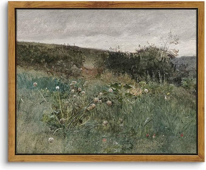 InSimSea Framed Canvas Wall Art, Vintage Decor, Rustic & Classical Paintings for Home & Kitchen Wall Decor, 8x10
