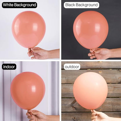 PartyWoo Dusty Pink Balloons 50 pcs 12 Inch Blush Pink Dusty Rose Latex Helium Balloons for Baby Shower Bridal Shower Gender Reveal Boho Theme Princess Birthday Party Decorations Pink-F01