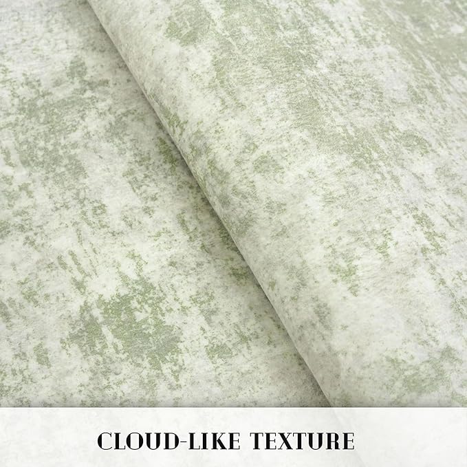 Modern Abstract Entryway Rug Indoor 2x3 Washable Non-Slip Soft Sage Green Grey Small Area Rug Kitchen Mat Thin Print Faux Wool Floor Carpet for Entrance Bedroom Office
