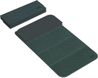 1/2 Inch Extra Thick Yoga Mat Pilates Equipment, 69"x24" Odorless Workout Mats for Home Gym, Non-slip Exercise Mats for Women Men Home Workout, Foldable Yoga Mats for Travel Camping Sleeping
