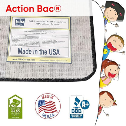 World Character Classroom Rug, 4' x 6' Rectangle, Educational Classroom Rug, Kids Learning Play Mat | Area Rug for Bedroom or Playroom