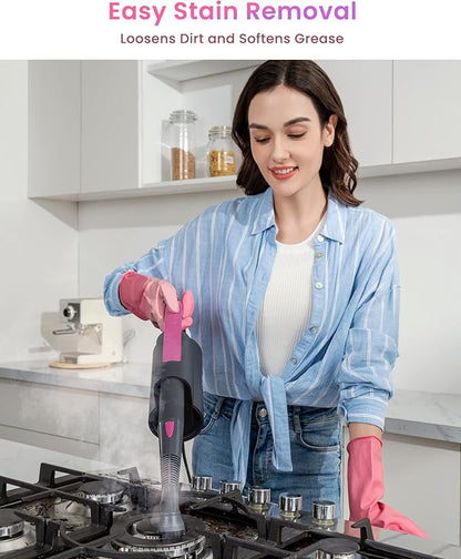 Schenley Steam Mop Cleaner with Detachable Handheld Steamer for Cleaning Hardwood, Laminate Floor, Tiles and Grout, with 7-in-1 Multi-purpose Accessories and Washable Microfiber Pads