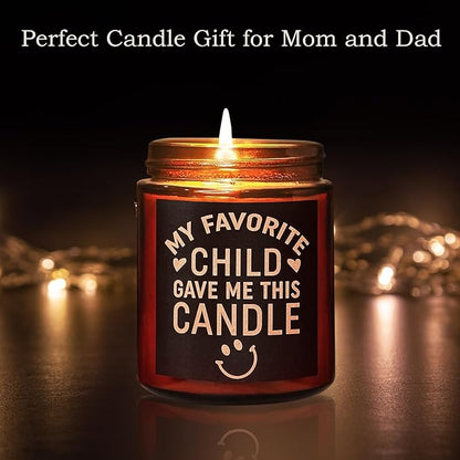 Birthday Gifts for Mom from Daughter Son - Mothers Day Relaxing Candles for Women Stress Relief - Funny Gifts for Grandpa Grandma Grandparents - Lavender Vanilla Soy Wax Scented Candle