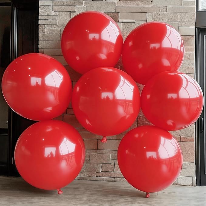 30 Pack Red Balloons 36 Inch Red Latex Party Large Balloon Bulk for Various Party Events Decorations