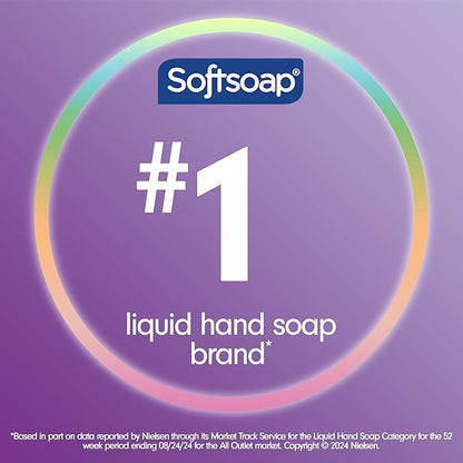 Softsoap Renewed Liquid Hand Soap, Paraben Free, pH Balanced, Plum and Jasmine Scent, 11.25 fl oz Pump Bottle, 6 pack