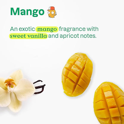 ATTITUDE Hand Sanitizer Spray for Kids & Adults, EWG Verified, Travel Size, Dermatologically Tested, Plant and Mineral Based, Vegan, Mango, 3.5 Fl Oz (Spray Bottle)