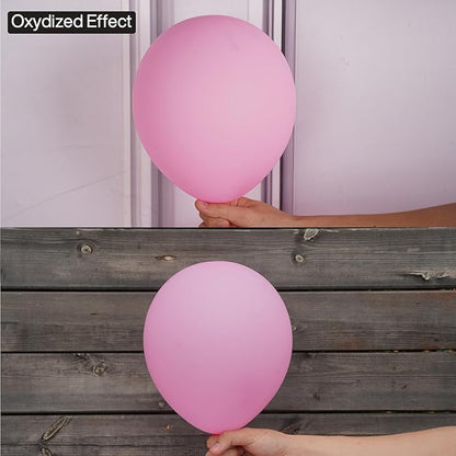 PartyWoo Pearl Pink Balloons 50 pcs 12 Inch Light Pastel Baby Pink Latex Helium Balloons for Wedding Baby Shower Gender Reveal Bachelorette Bridal Shower Princess Birthday Party Decorations Pink-Z58