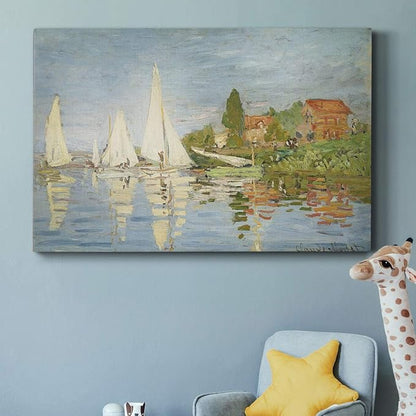 Wexford Home Home Decor Landscape Canvas Wall Art Abstract Floral Painting Modern Pictures Artwork Decoration for Living Room Kitchen Bathroom Office, Ready to Hang, chapelton at argenteui, 32x48