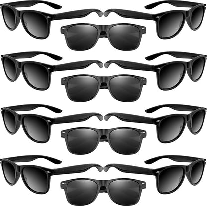 ASTARON 12 Pack Party Sunglasses Bulk Neon Party Favors for Beach Wedding Party Pool Party Supplies