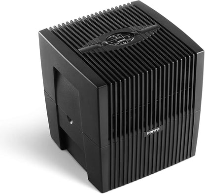 Venta LW25 Comfort Plus Humidifier in Black - Filter-Free Evaporative Humidifier for Spaces up to 485 ft²
