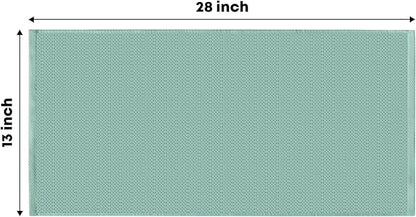 Artoid Mode 100% Cotton Light Green Waffle Weave Kitchen Dish Cloths, 13x28 Inch Ultra Soft Absorbent Quick Drying Kitchen Dish Towels Set of 4