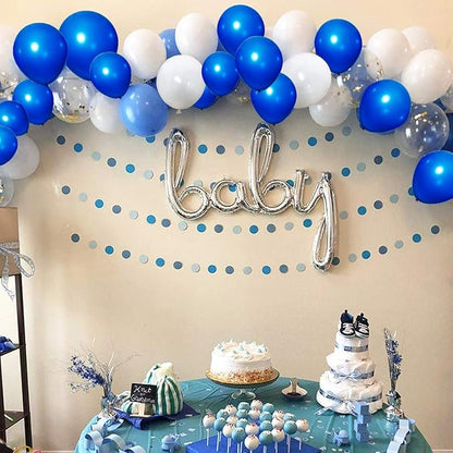 Royal Blue Balloon,100pcs 12 inch Blue balloons for Birthday Party Decoration Wedding Baby Shower Graduation Decoration.