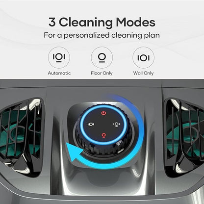 AIPER Seagull Pro Cordless Robotic Pool Cleaner, WavePath Navigation, Wall-Climbing, Quad-Motor, 150 mins Runtime for Inground Pools up to 1,600 sq.ft