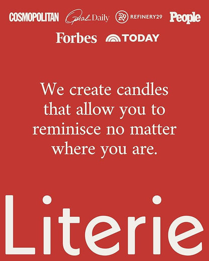 Literie Miami Inspired Scented Candle: Bottle Service - Spirits & Muddled Fruit Scent, 7.5oz, 40 Hour Burn, Vegan Soy & Coconut Blend Candle for Home Decor, Gift for Women & Men