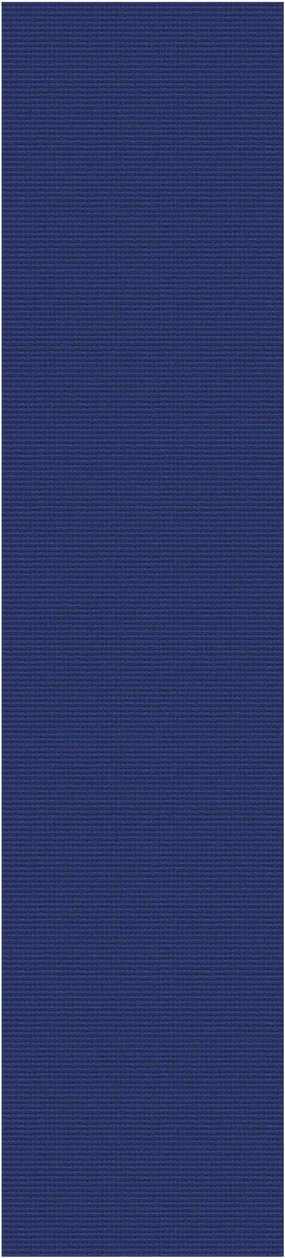 Braided Runner Rug 2.6x12 Ft Washable Runners for Hallways Kitchen Runner Rug Rubber Backed Cotton Extra Long Entryway Runner Indoor, Woven Carpet for Hall Entryway, Royal Blue/Navy