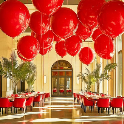 30 Pack Red Balloons 36 Inch Red Latex Party Large Balloon Bulk for Various Party Events Decorations