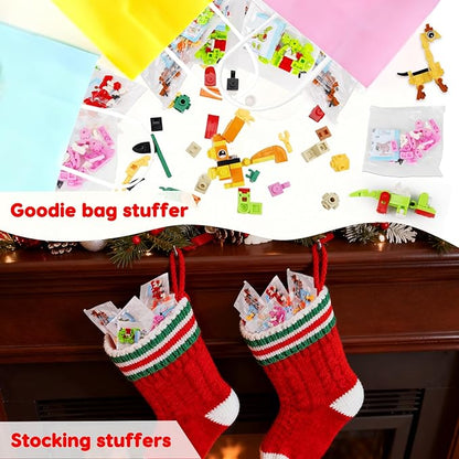 30pcs Animal Mini Building Blocks Party Favor for Kids Return Gifts For Birthday Goodie Bag Stuffer Class Prize Box Toys Small Bulk Pinata Stuffer End of School Year Gift for Student Boy Girl 4-8 8-12