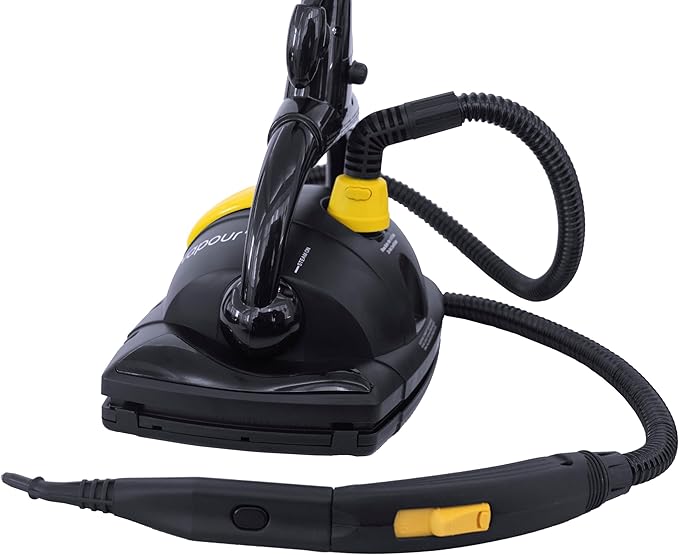 Euroflex Vapour Plus 18-Piece Steam Mop with Precision Floor Care Kit; Consumer Reports Recommended; 295°F & 50 PSI of Pressure; Kills 99.9% Bacteria & Viruses incl. Influenza (H1N1); 5 Year Warranty