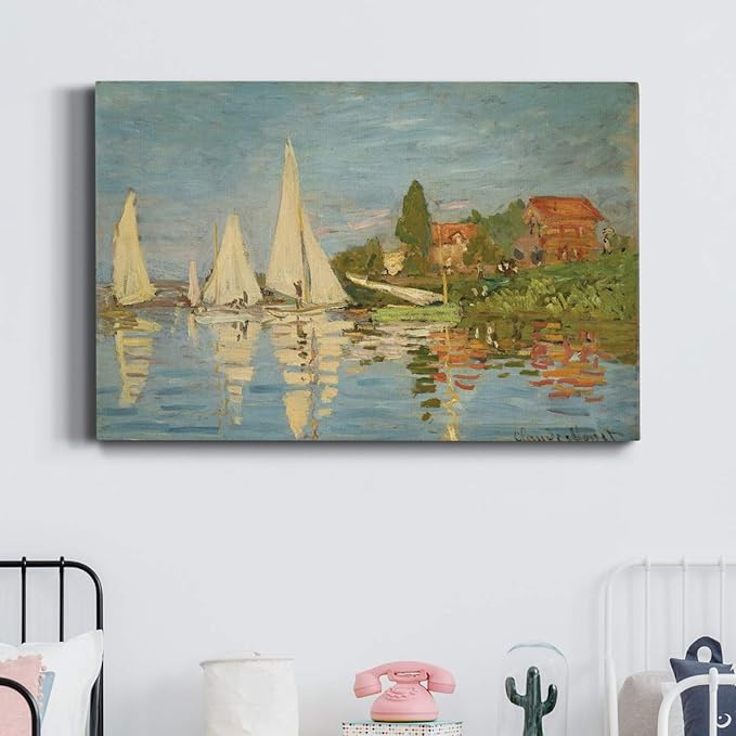 Wexford Home Home Decor Landscape Canvas Wall Art Abstract Floral Painting Modern Pictures Artwork Decoration for Living Room Kitchen Bathroom Office, Ready to Hang
