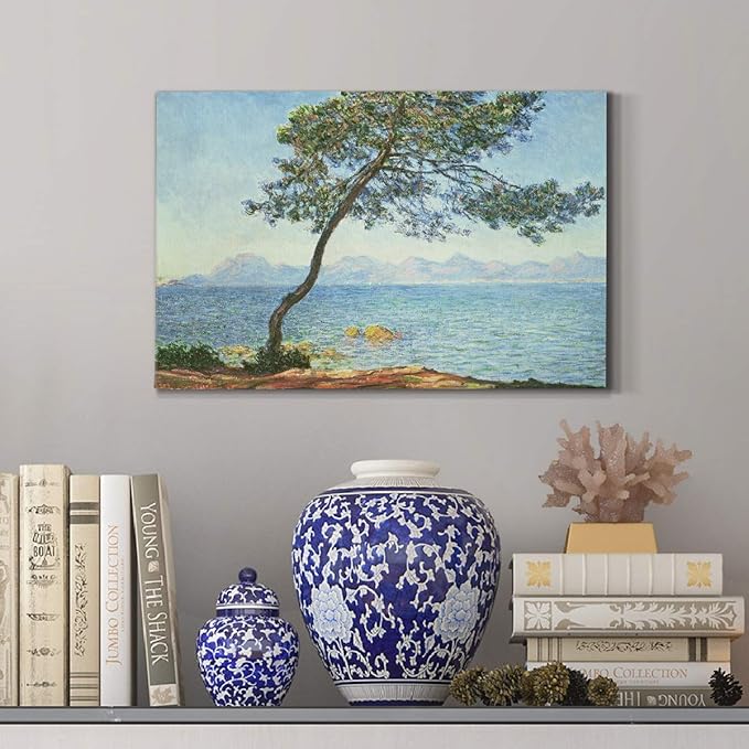 Home Decor Landscape Canvas Wall Art Abstract Floral Painting Modern Pictures Artwork Decoration for Living Room Kitchen Bathroom Office, Ready to Hang