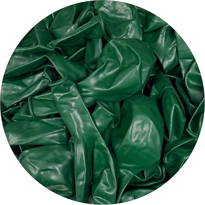 Dark Green Balloons 50 Pack, 12 Inch Dark Green Latex Balloons For Birthdays, Weddings, Baby Showers, Holidays