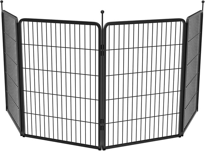 FXW Instant Unleashed Dog Playpen, Portable Pet Fence for Outdoor, RV Trips, and Camping, 45inch, 4 Panels for Large Dogs│Patented