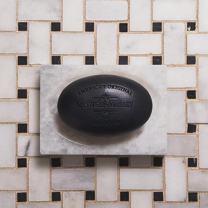 Caswell-Massey OAIRE Castile Bar Soap, Black Clay Men’s Body Wash, Moisturizing Natural Soap for Face, Hands & Bath, Triple-Milled with Essential Oils, Plant-Based & Cruelty-Free, Made in USA, 5.8 oz