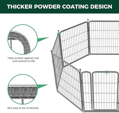 FXW Aster Dog Playpen Designed for Yard, 32inch 16 Panels