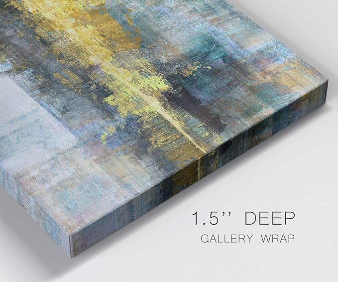 Home Decor Landscape Canvas Wall Art Abstract Floral Painting Modern Pictures Artwork Decoration for Living Room Kitchen Bathroom Office, Ready to Hang