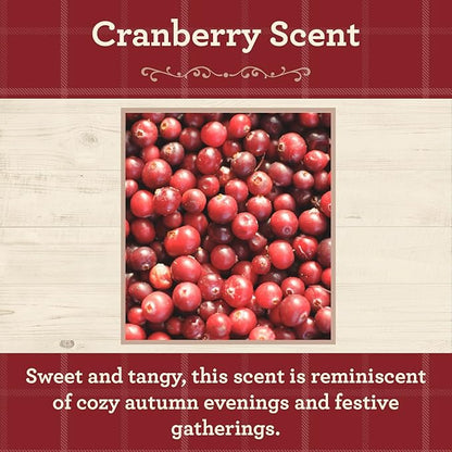 Our Own Candle Company, Cranberry Scented Mason Jar Candle, 100 Hour Burn Time, 13 Ounces