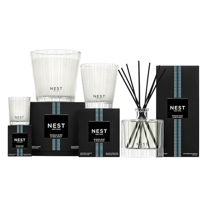NEST New York Liquid Soap, Ocean Mist & Sea Salt - 10 fl oz - Cleanses & Nourishes Skin - Approx. 300 Pumps Per Bottle - Gluten Free & Cruelty Free