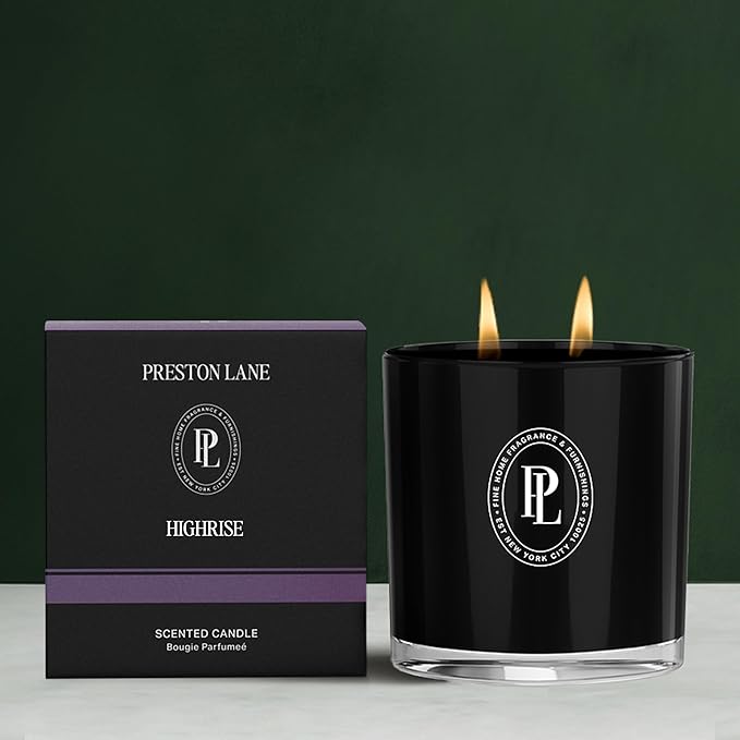 The Scented Candle, Luxury Candle with Vegan, Soy Wax Blend, Highrise, 7.5 Oz