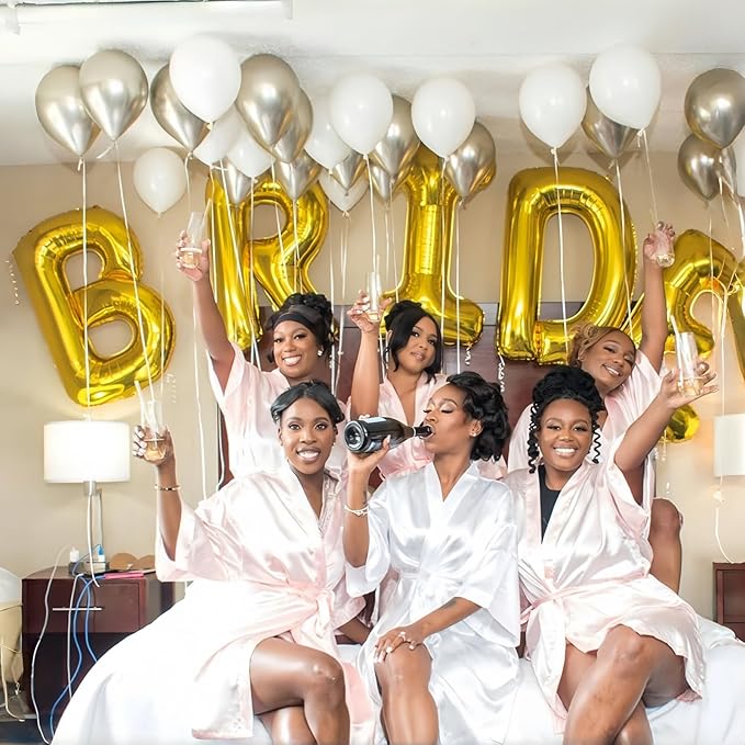 Foil Letter Balloons 40 Inch, Big Alphabet B Word Balloons, Large Self Inflating Name Balloon Letters Gold Decor, Helium Custom Letter Balloons for Women Birthday Party Anniversary Decoration Supplies