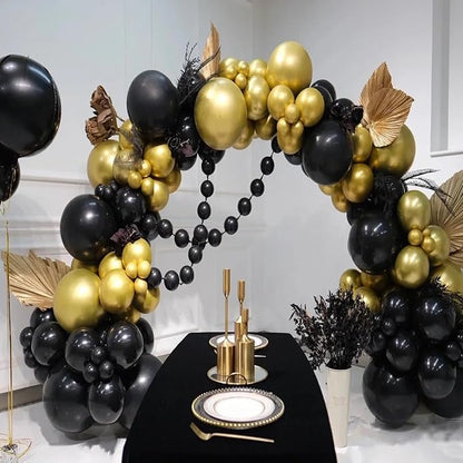 Black Balloons for Halloween Decoration 12inch 100pcs Black Latex Balloons for Brthday Party Decoration