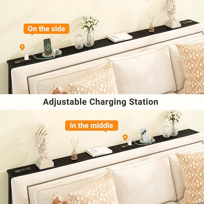 ELYKEN 2 Pack 5.9" Narrow Console Sofa Table with Power Outlets, Total 78.8” Long Behind Couch Table with Charge Station and 5.9’ Extension Cord for Living Room, 5.9" D x 78.8”W x 29.5”H, Black