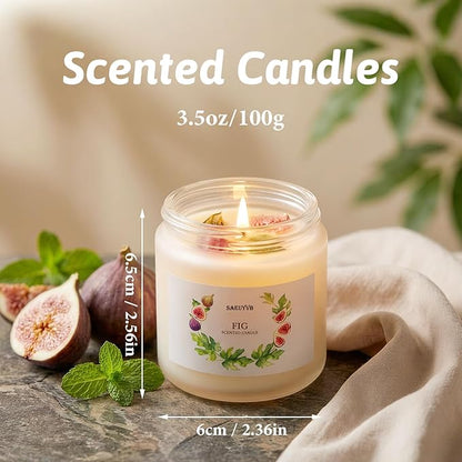8 Pack Scented Candles for Home,28oz Crystal Soy Candles-200 Hour Long Lasting,Aromatherapy Candle Sets for Women Gift,Perfect for Valentine's Day,Mother's Day, Birthdays, Anniversaries