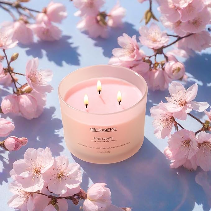 Soy Wax Scented Candle Grapefruit Cedar Aromatic & Fragrant 12.4oz Large Capacity, Luxury Gift Candle,up to 70 Hours of Burn Time for Home & Bathroom Decor Relaxation Ambience