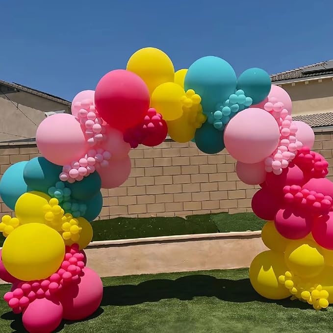 KALOR 12 Inch Yellow Balloons, 50 Pcs Latex Helium Balloons for Kid's Birthday Party, Baby Shower, Wedding, Graduate Party Decorations